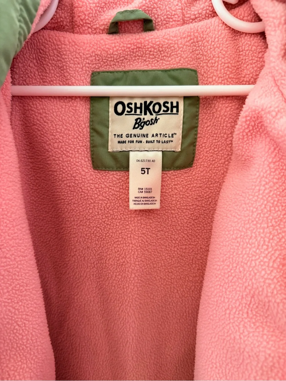 Toddler Fleece-lined Jacket